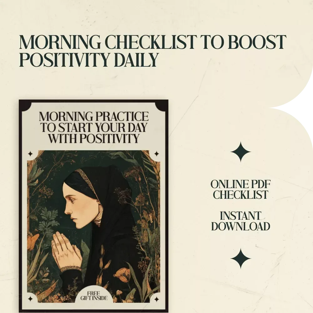 Morning Practice to Start Your Day with Positivity – Gratitude Practice for Morning Mindset Checklist, Daily eBook for Mindful Mornings