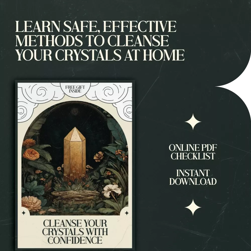 Cleanse Your Crystals with Confidence: A Complete Guide to Cleansing Crystals Safely at Home