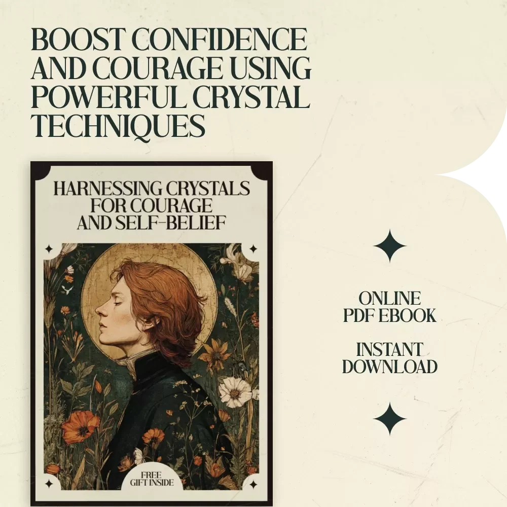 Harnessing Crystals for Courage and Self-Belief – A Powerful Guide to Crystals That Boost Confidence and Courage, Self-Growth eBook, Confidence Building Toolkit