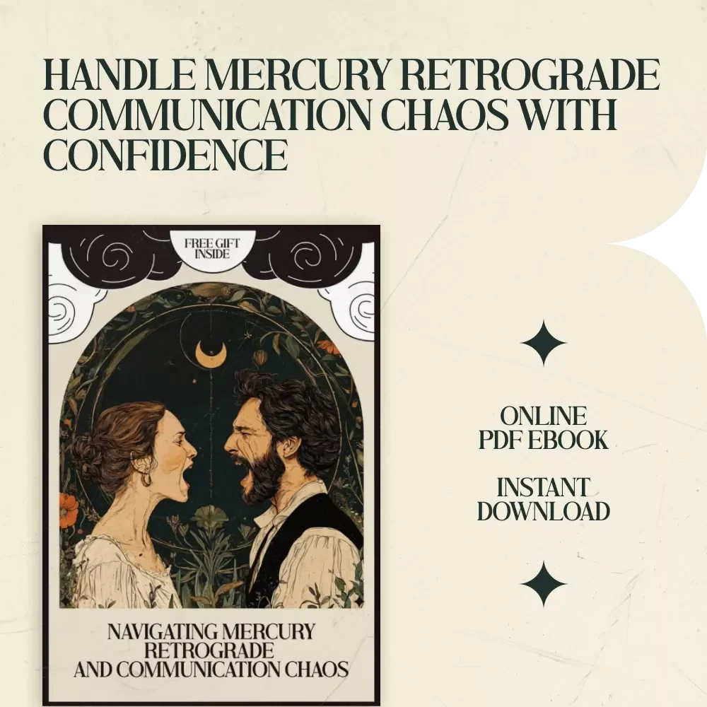 Navigating Mercury Retrograde and Communication Chaos – Practical Astrology Guide to Mercury Retrograde and Communication Problems, Digital Download Self-Help Guide for Clear Conversations & Retrograde Survival