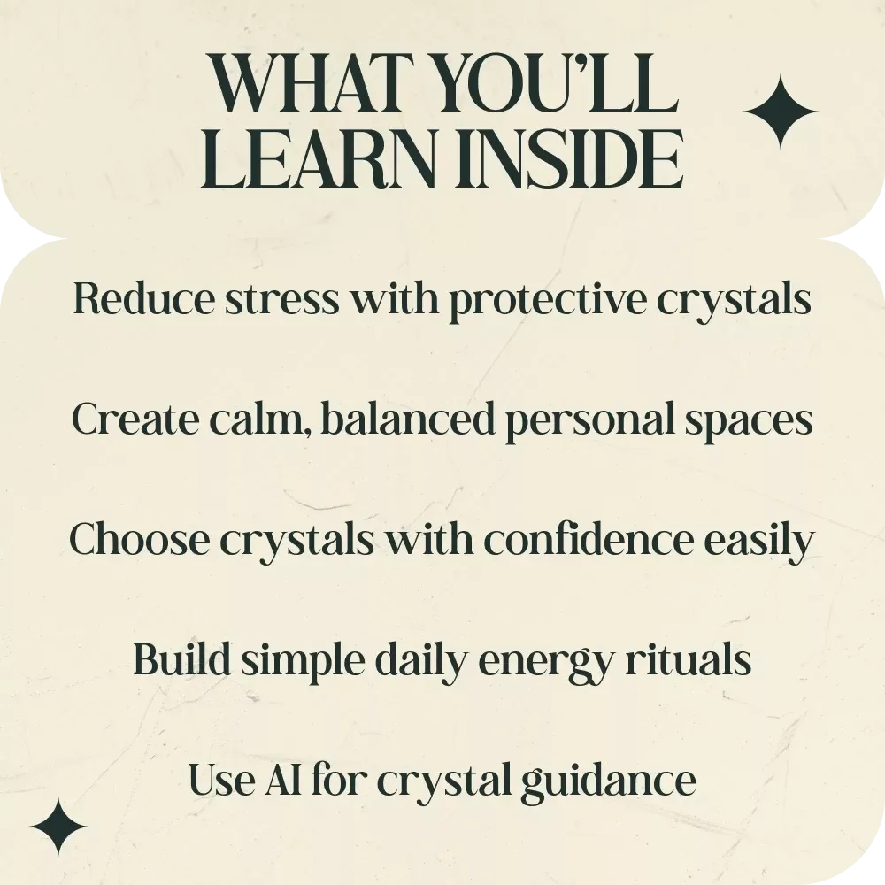 Crystals That Guard Against Negative Energy – Complete Guide to Crystals That Protect from Negative Energy, Healing Stones Handbook, Spiritual Protection eBook