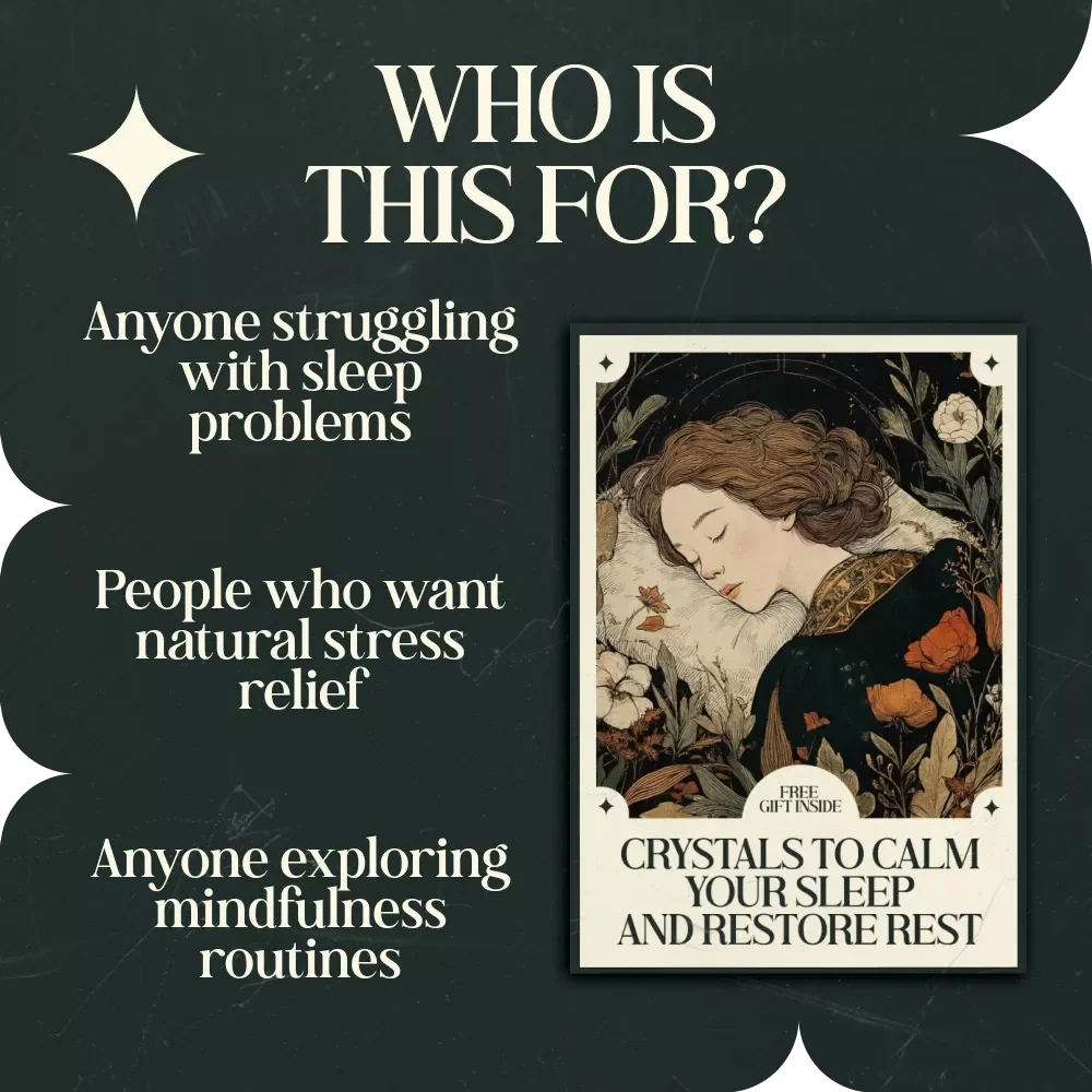 Crystals to Calm Your Sleep and Restore Rest – Guide to Crystals that Help with Sleep Problems for Relaxation, Meditation, and Stress Relief