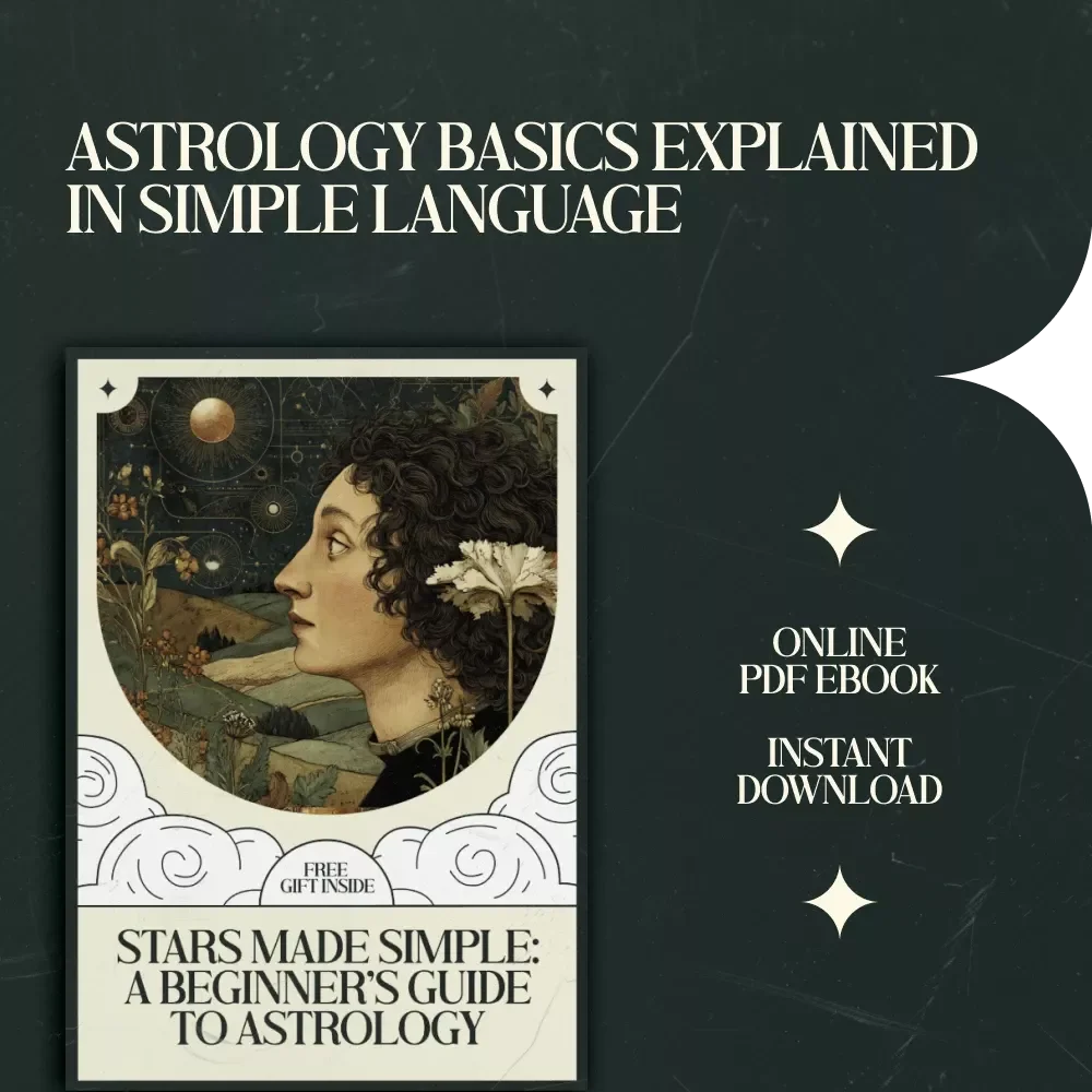 Stars Made Simple: A Beginner’s Guide to Astrology — Easy Astrology Basics Explained in Simple Language eBook, Zodiac Signs Guide, Birth Chart Reading Starter, Digital Download Astrology Guide