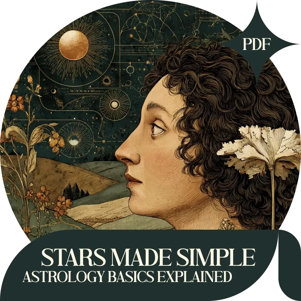 Stars Made Simple: A Beginner’s Guide to Astrology — Easy Astrology Basics Explained in Simple Language eBook, Zodiac Signs Guide, Birth Chart Reading Starter, Digital Download Astrology Guide