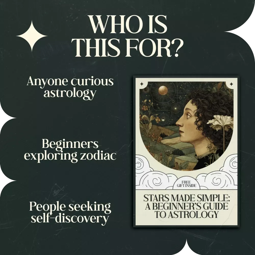Stars Made Simple: A Beginner’s Guide to Astrology — Easy Astrology Basics Explained in Simple Language eBook, Zodiac Signs Guide, Birth Chart Reading Starter, Digital Download Astrology Guide