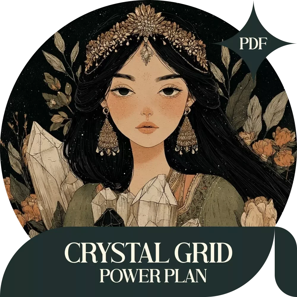 Crystal Grid Power Plan: Crystal Grid Ideas for Motivation and Goals – A Powerful Digital Guide