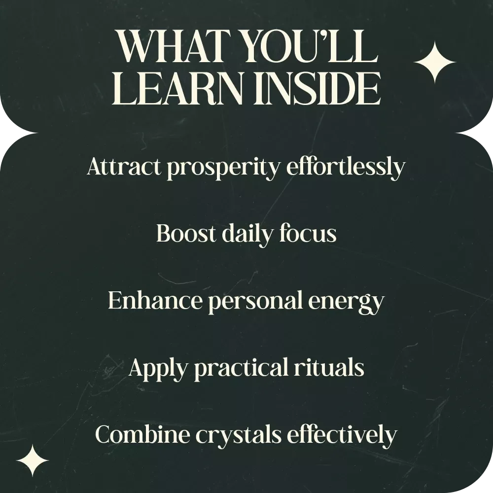 Crystals That Invite Fortune: A Complete Guide to Crystals That Bring Good Luck and Success for Prosperity, Opportunity, and Daily Abundance