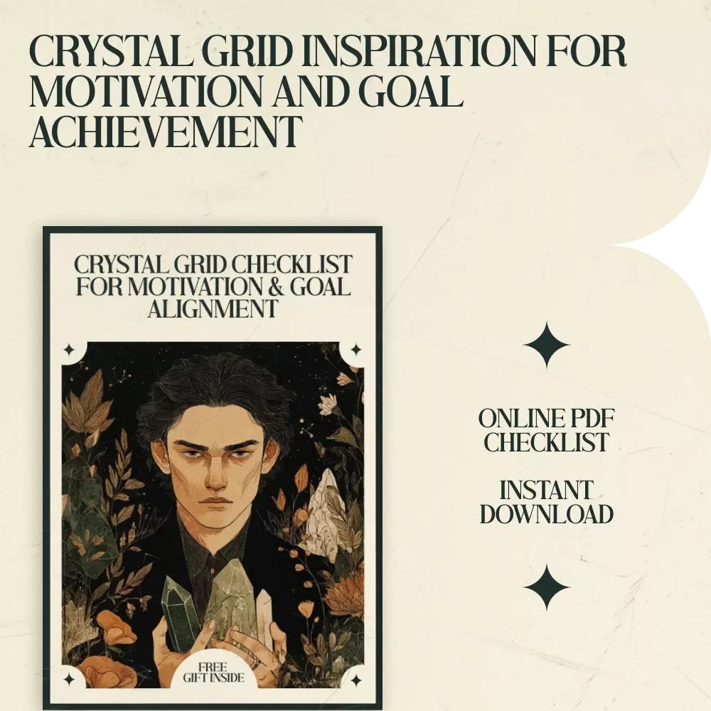 Crystal Grid Checklist for Motivation & Goal Alignment: Harness the Power of Crystals to Achieve Your Dreams