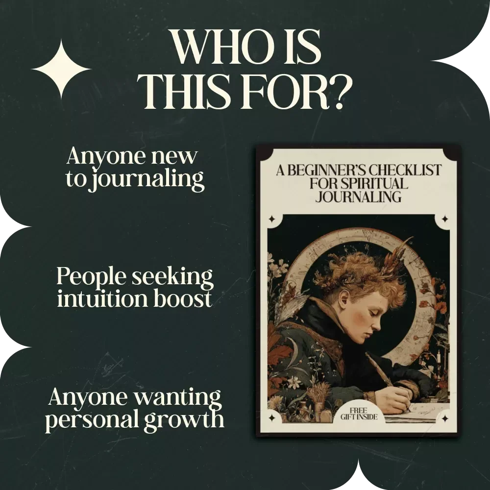 A Beginner’s Checklist for Spiritual Journaling – Spiritual Journaling Questions for Beginners Digital Checklist