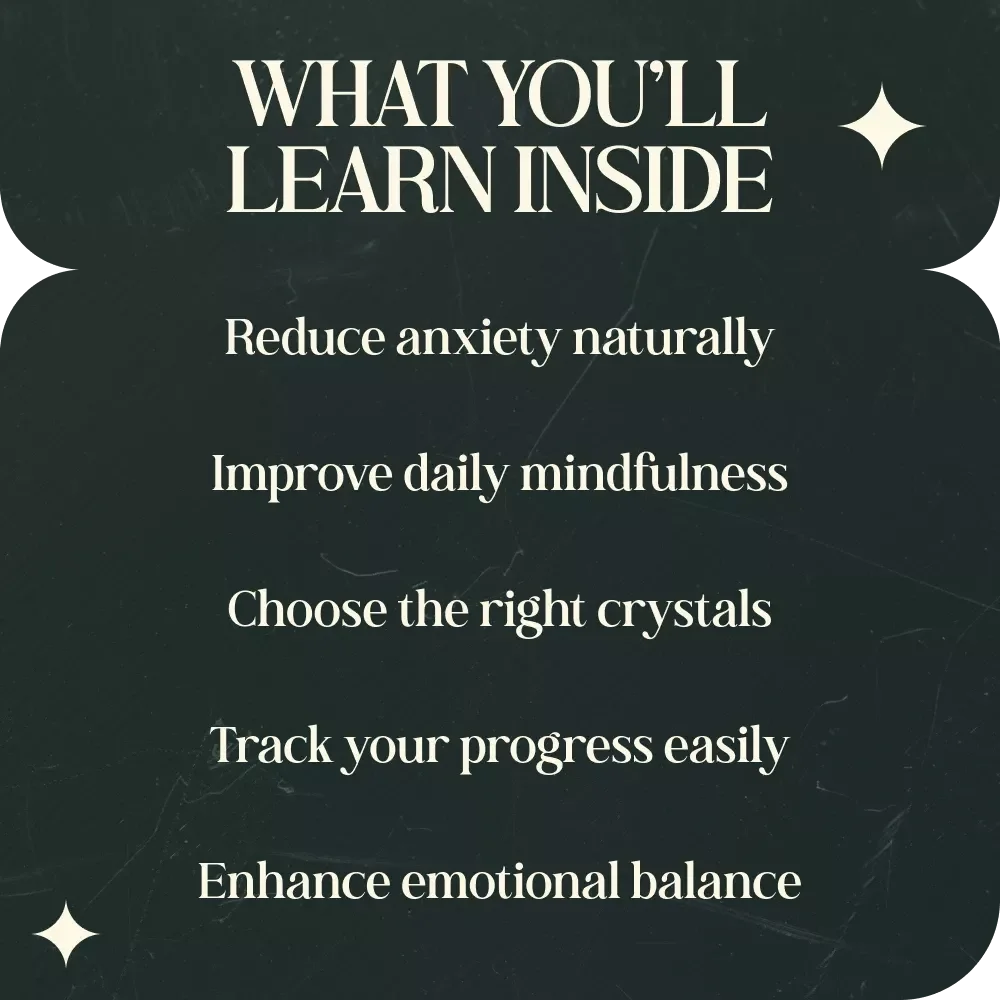 A Guide to Crystals for Anxiety and Stress – Discover Crystals That Help with Anxiety and Stress for Calm, Mindful Living