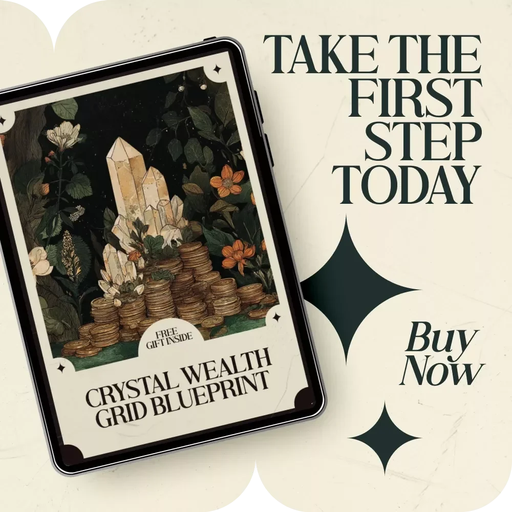 Crystal Wealth Grid Blueprint: Prosperity Crystal Grid Ideas for Money Energy | Digital Download Checklist