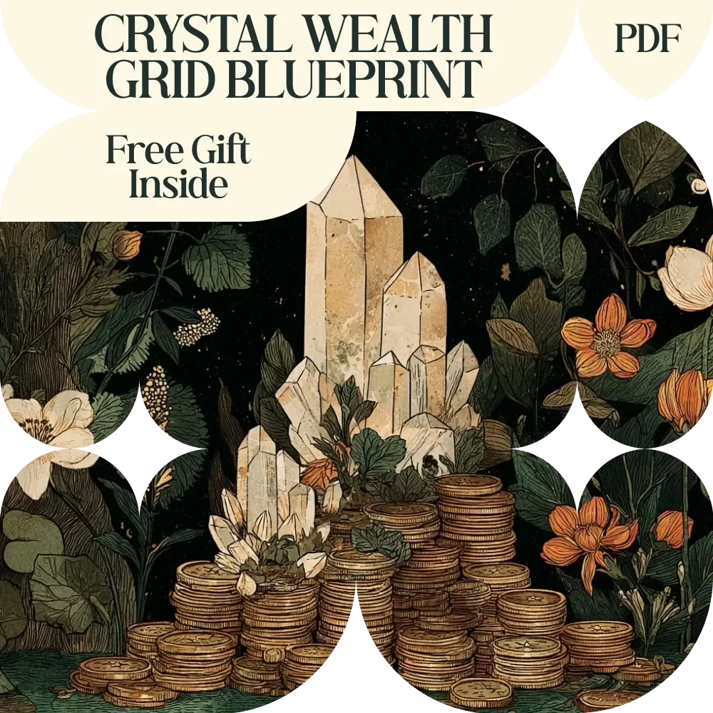 Crystal Wealth Grid Blueprint: Prosperity Crystal Grid Ideas for Money Energy | Digital Download Checklist