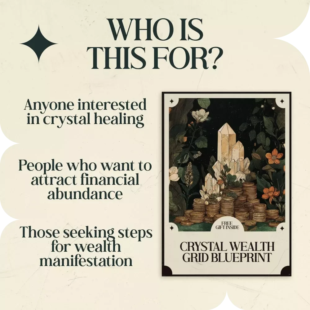 Crystal Wealth Grid Blueprint: Prosperity Crystal Grid Ideas for Money Energy | Digital Download Checklist