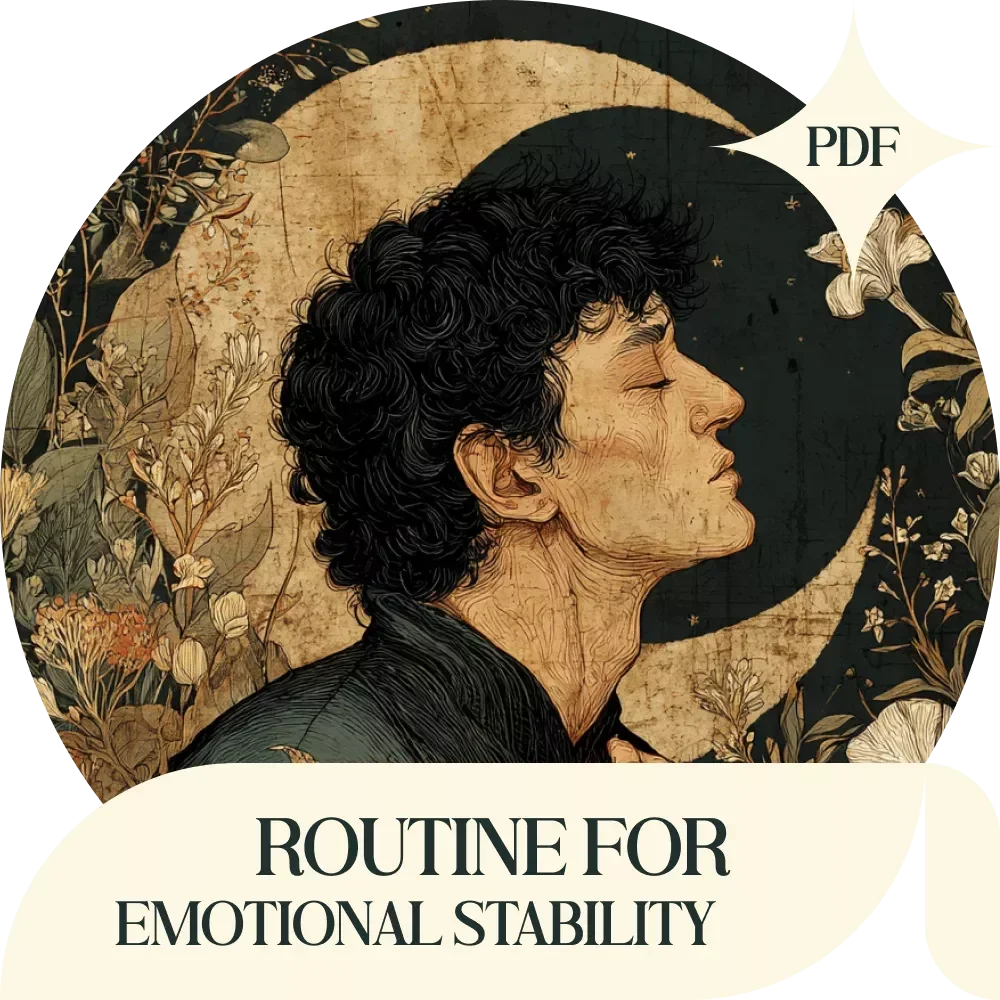 Routine for Emotional Stability – Grounding Routine for Emotional Stability Checklist Digital Download