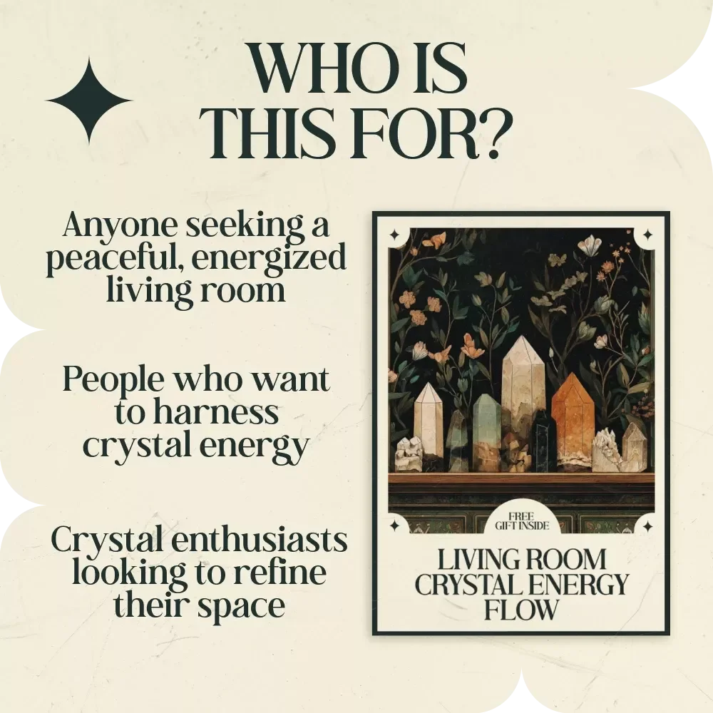 Living Room Crystal Energy Flow Guide: How to Place Crystals in Living Room Energy for Balanced Atmosphere