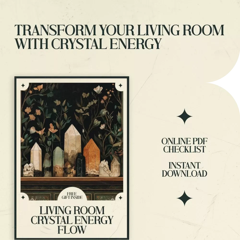 Living Room Crystal Energy Flow Guide: How to Place Crystals in Living Room Energy for Balanced Atmosphere