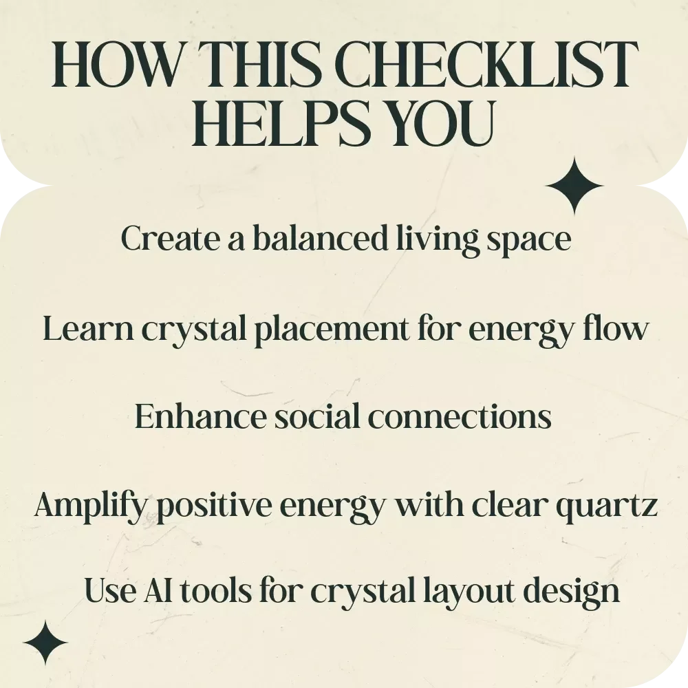 Living Room Crystal Energy Flow Guide: How to Place Crystals in Living Room Energy for Balanced Atmosphere