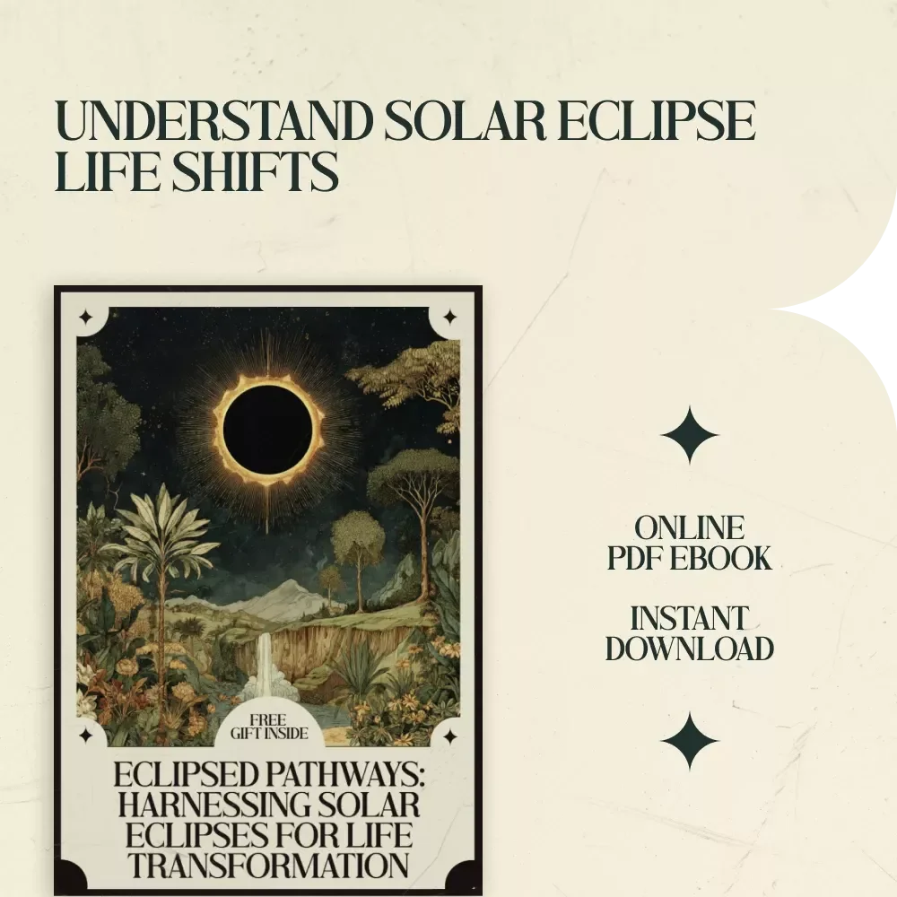 Eclipsed Pathways: Harnessing Solar Eclipses for Life Transformation – Guide to Solar Eclipse Meaning in Life Changes, Personal Growth Workbook, Spiritual Reflection & Life Reset Digital Download
