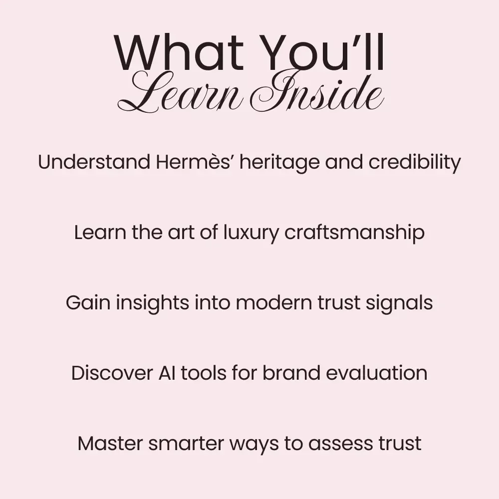 Why People Trust Hermès So Deeply - A Digital Guide to the Hermès Brand Trust Explained