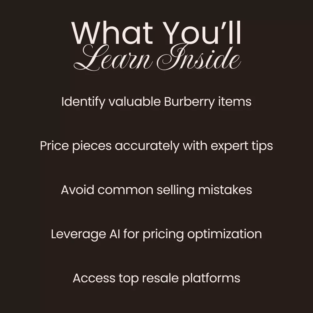 Burberry Resale Value Guide - Expert Tips for Maximizing Profit on Burberry Items