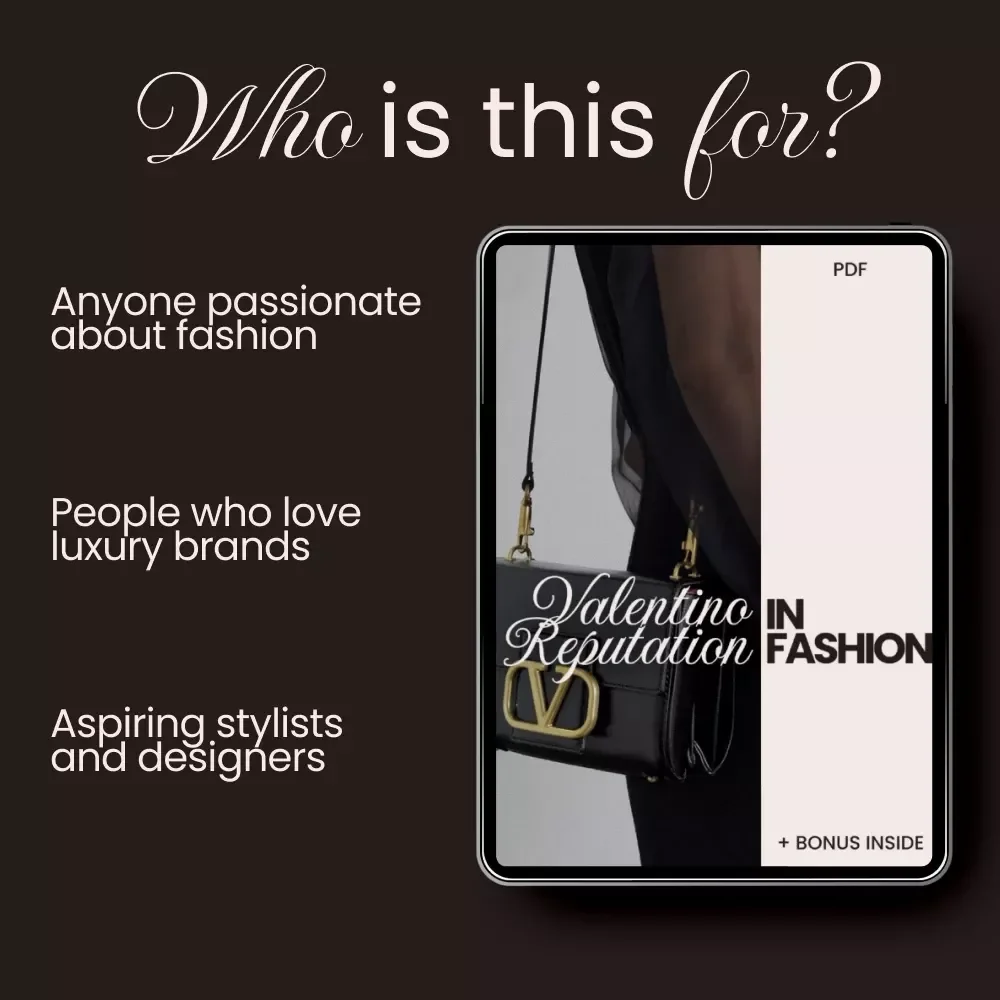 Valentino Reputation in Fashion Checklist - Master the Iconic Legacy of Valentino in Fashion