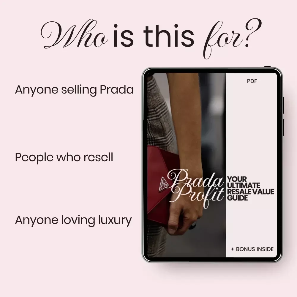 Prada Profit: Your Ultimate Resale Value Guide – Luxury prada resale value guide for Maximizing Designer Handbag & Fashion Returns