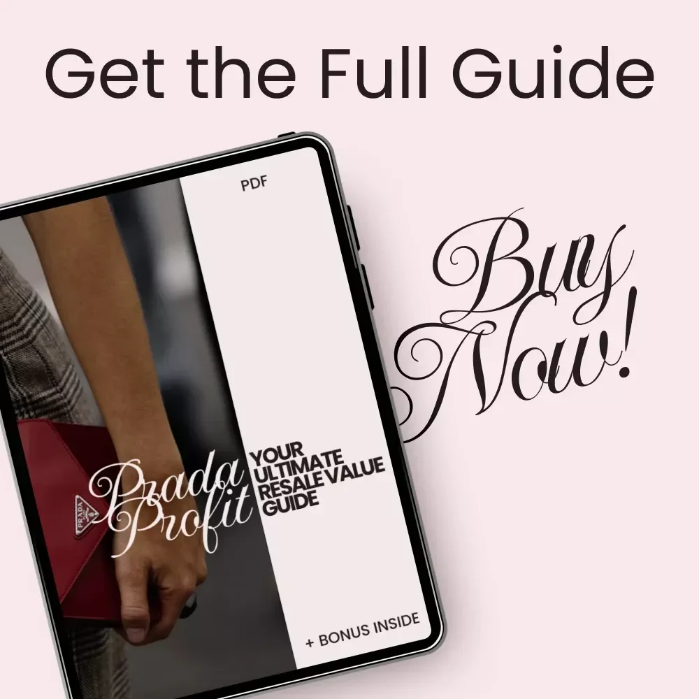 Prada Profit: Your Ultimate Resale Value Guide – Luxury prada resale value guide for Maximizing Designer Handbag & Fashion Returns