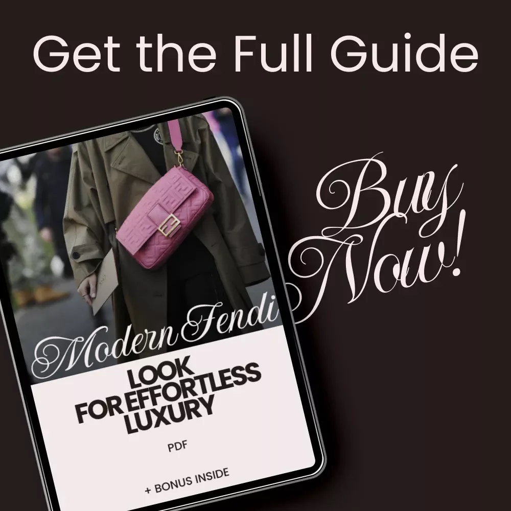 Modern Fendi Look for Effortless Luxury: The Ultimate Fendi Style Guide for Timeless Elegance