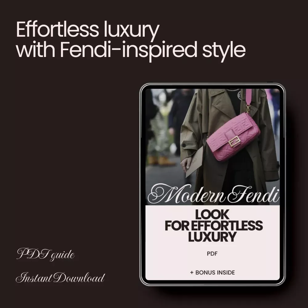 Modern Fendi Look for Effortless Luxury: The Ultimate Fendi Style Guide for Timeless Elegance