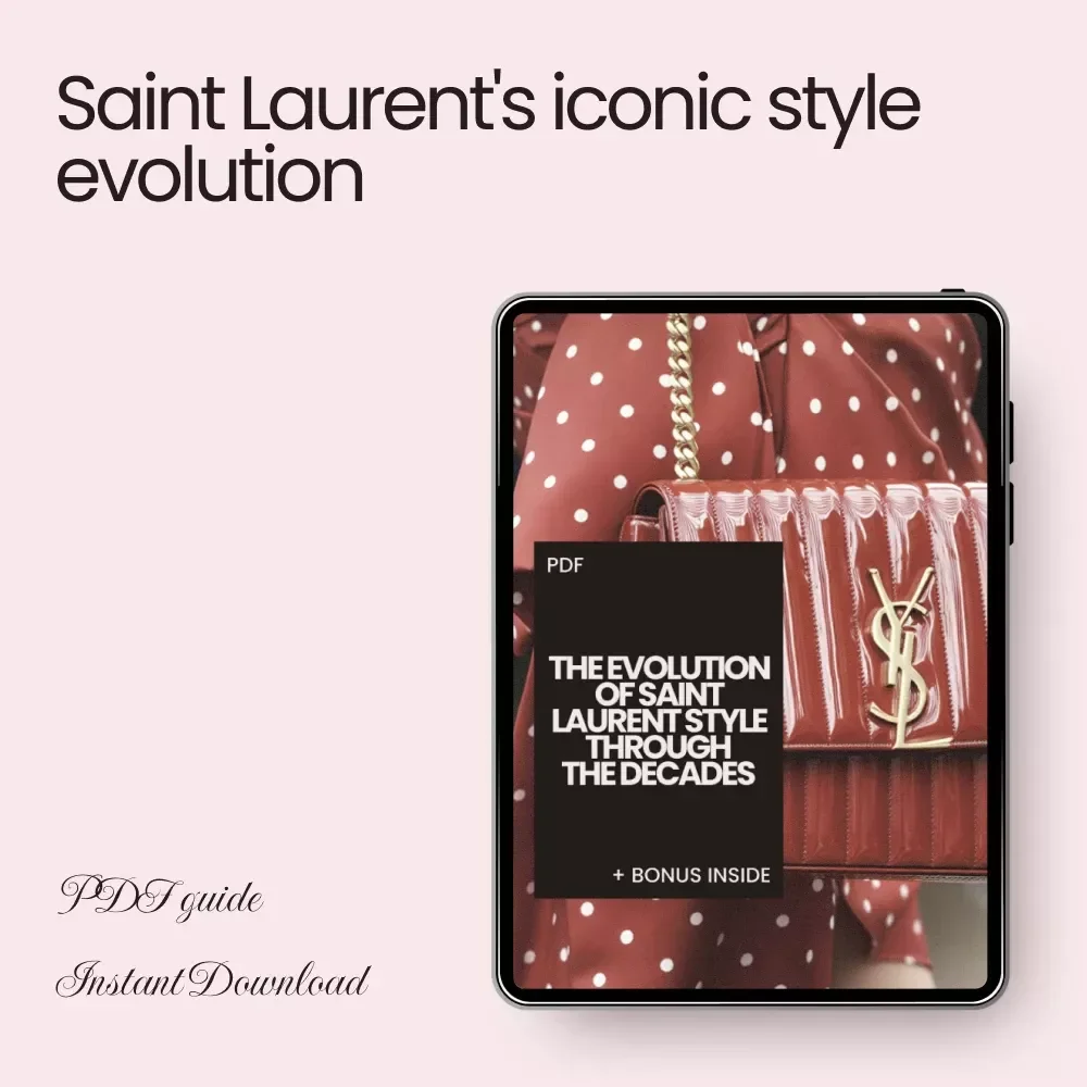 The Evolution of Saint Laurent Style Through the Decades: A Comprehensive Guide to How Saint Laurent Style Has Evolved