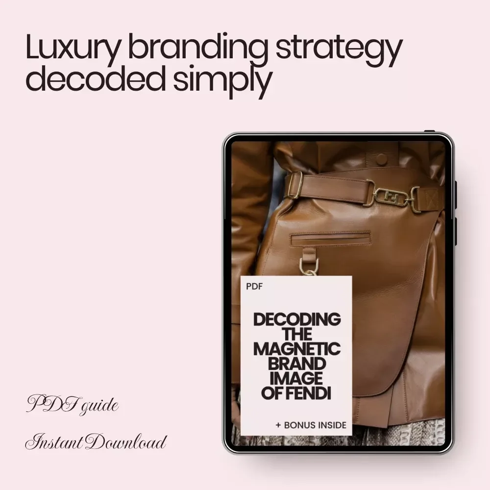 Decoding the Magnetic Brand Image of Fendi – fendi brand image explained eBook, Luxury Branding Guide, Fashion Brand Strategy Digital Download