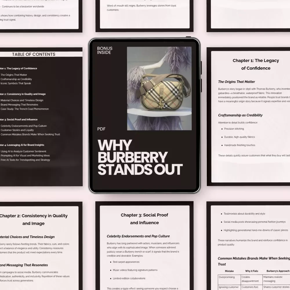 Why Burberry Stands Out: Discover Why People Trust Burberry - A Comprehensive Digital Guide