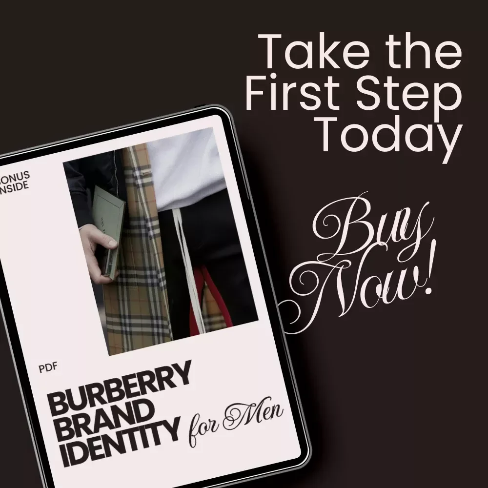 Burberry Brand Identity for Men - Digital Checklist for Timeless Style