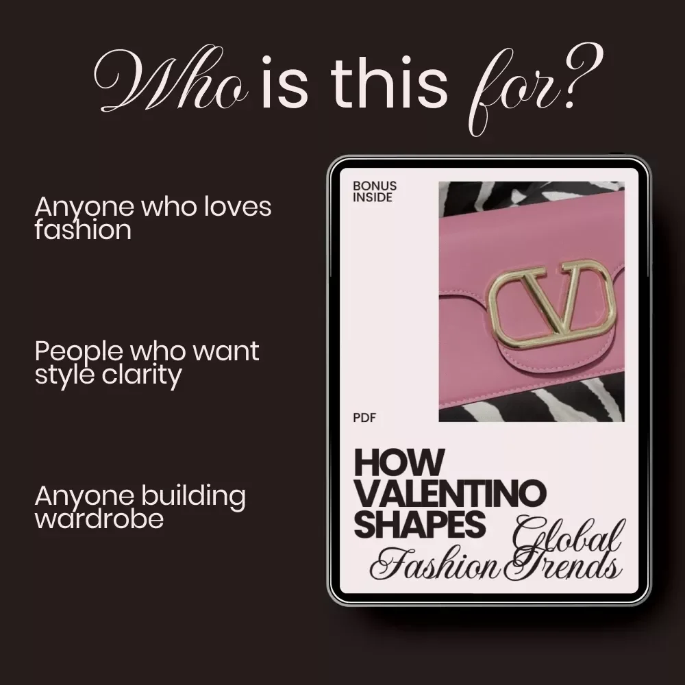 How Valentino Shapes Global Fashion Trends – Luxury Style Guide on Valentino Brand Influence on Trends, Runway to Reality Insights & AI Styling Strategies