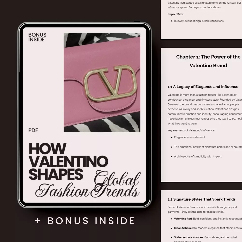 How Valentino Shapes Global Fashion Trends – Luxury Style Guide on Valentino Brand Influence on Trends, Runway to Reality Insights & AI Styling Strategies
