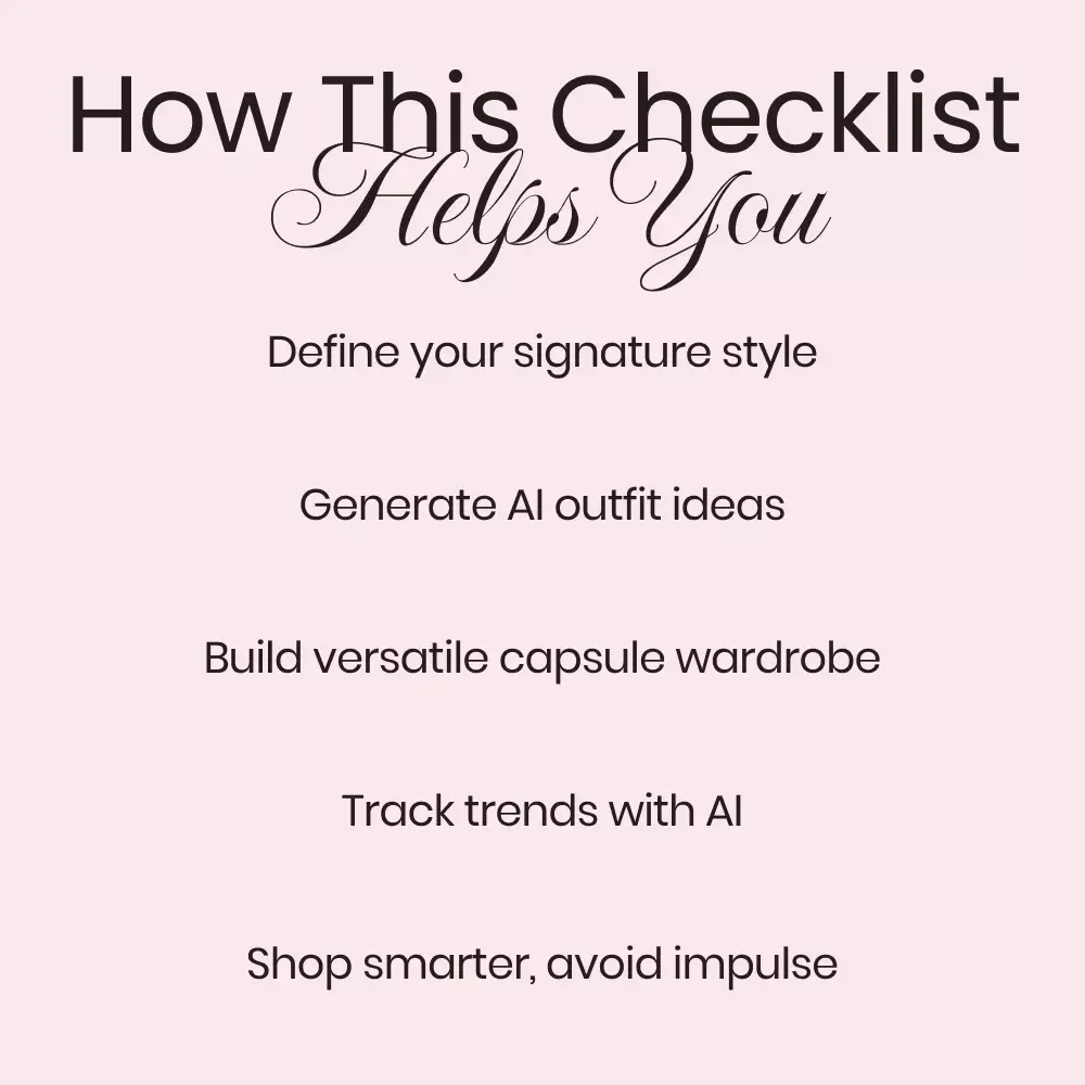 AI-Powered Valentino Style Checklist – Digital Download Guide with ai suggestions for valentino style, Capsule Wardrobe Planner & Smart Shopping Tracker