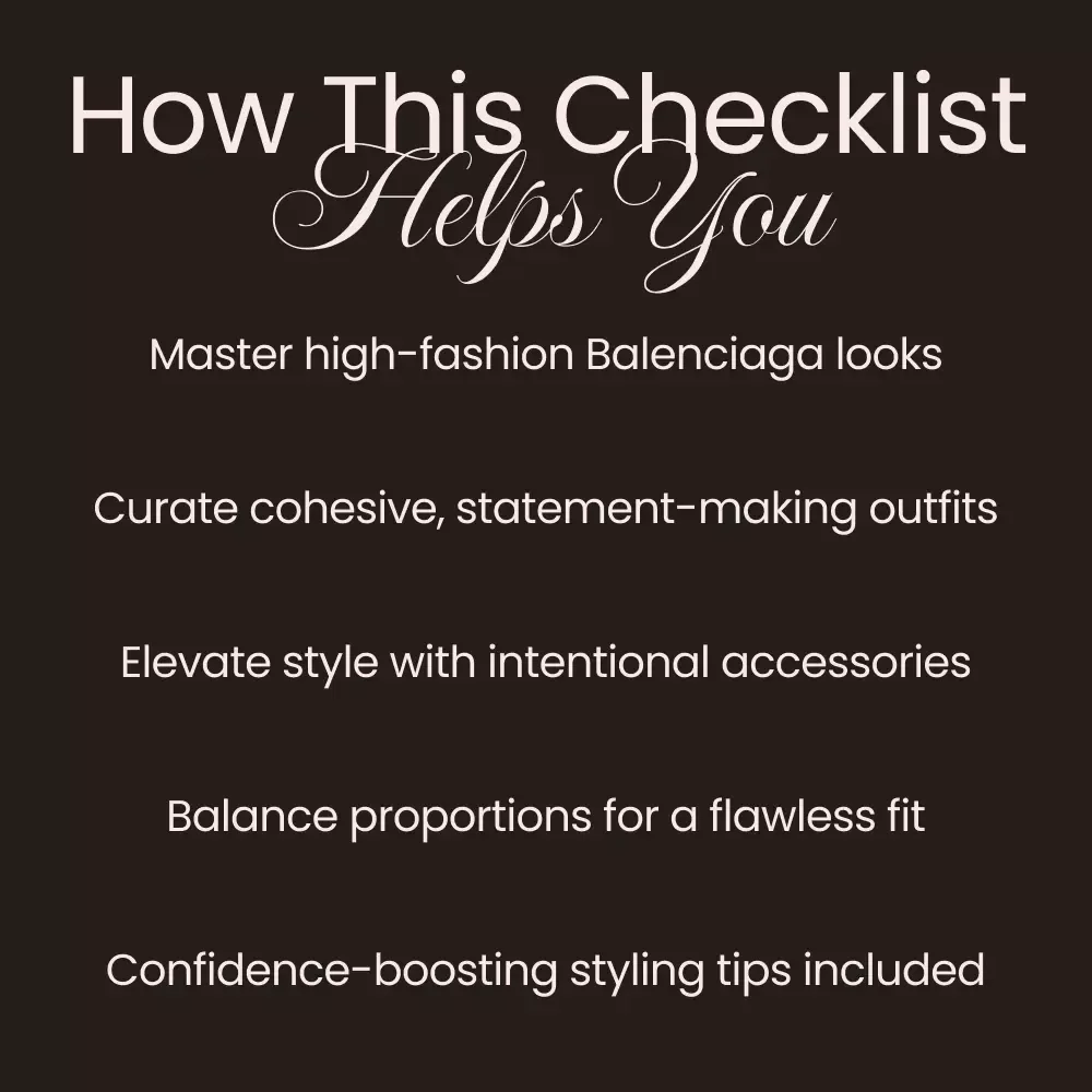 The Balenciaga Lifestyle Checklist for Special Occasions - Curate Your Perfect Look