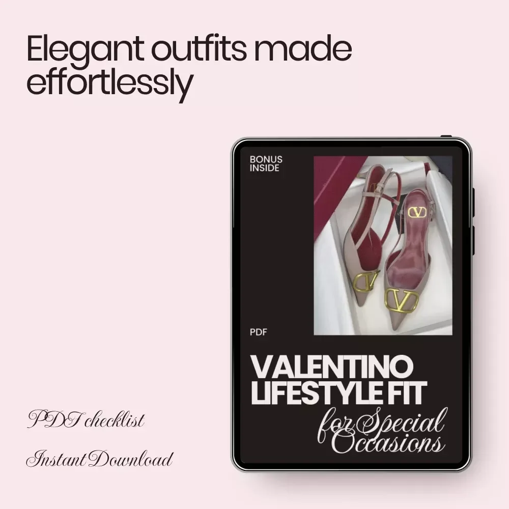 Valentino Lifestyle Fit for Special Occasions Checklist – Chic Event Styling Guide, Statement Piece Planner, AI Outfit Prompt, Elegant Fashion Planning Digital Download