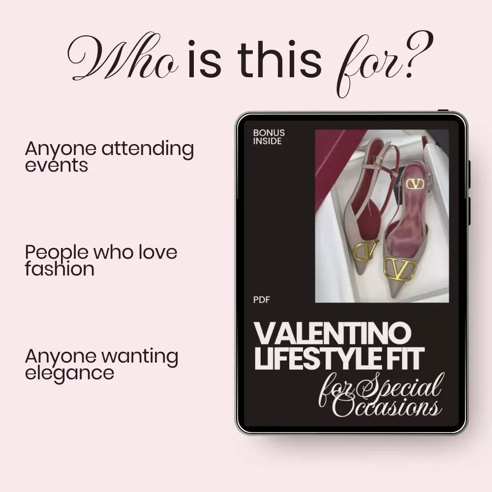 Valentino Lifestyle Fit for Special Occasions Checklist – Chic Event Styling Guide, Statement Piece Planner, AI Outfit Prompt, Elegant Fashion Planning Digital Download