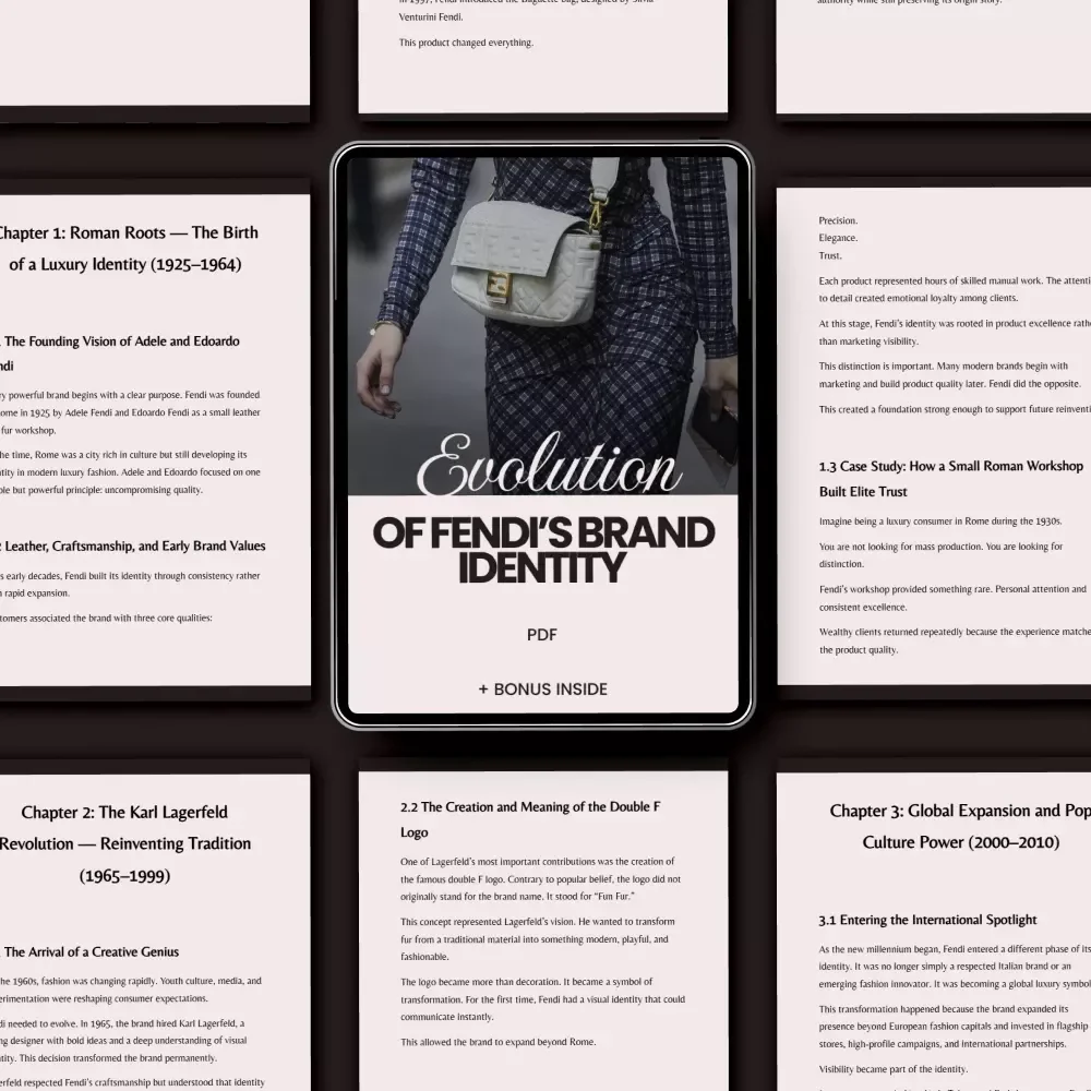 Evolution of Fendi’s Brand Identity - eBook Guide to Fendi's Legacy & Growth