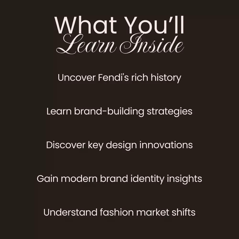 Evolution of Fendi’s Brand Identity - eBook Guide to Fendi's Legacy & Growth