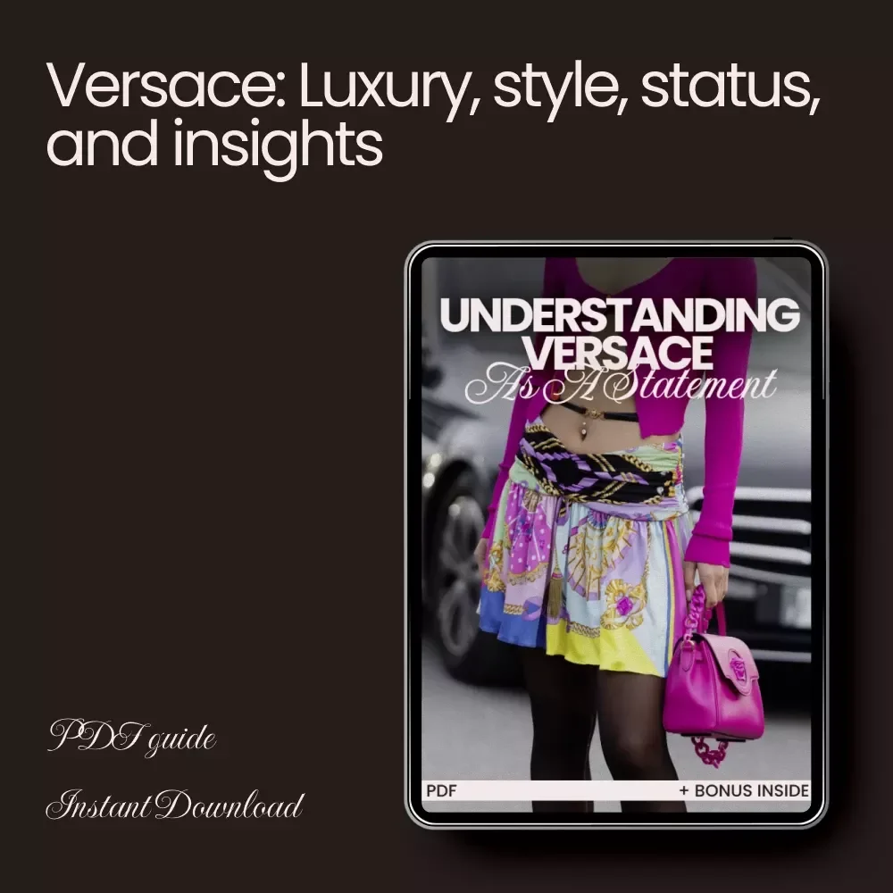Understanding Versace as a Statement: Why Versace is a Status Choice - eBook Guide