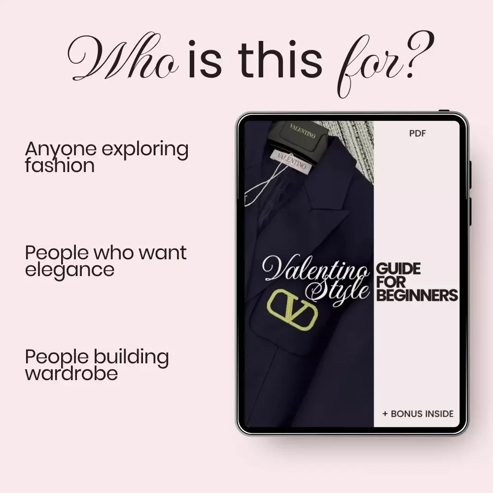 Valentino Style Guide for Beginners – The Ultimate valentino style guide for beginners eBook to Master Valentino Red, Signature Silhouettes & Timeless Luxury Fashion
