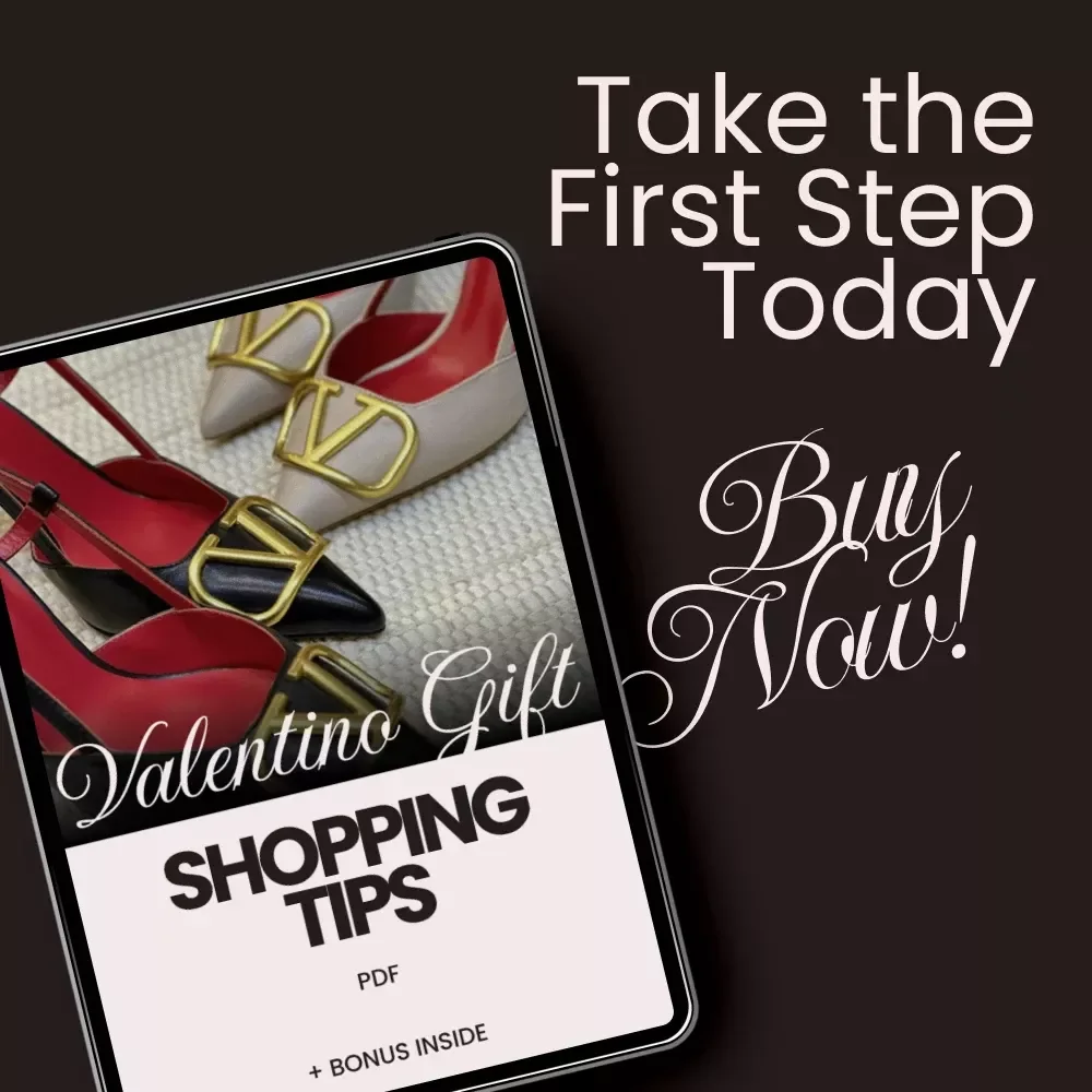 Valentino Gift Shopping Tips – Printable Luxury Checklist & Guide | Valentino Shopping Tips for Gifts | Designer Gift Planning Digital Download