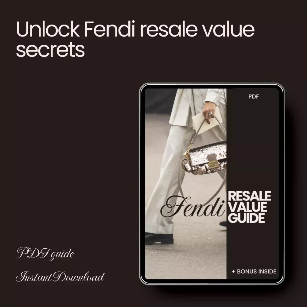 Fendi Resale Value Guide: Unlock the Secrets to Maximizing Your Fendi Investment