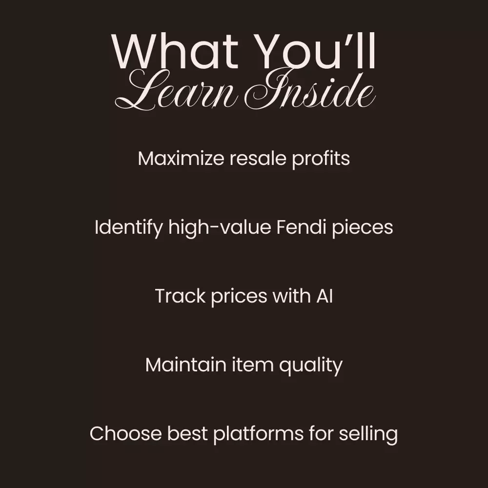 Fendi Resale Value Guide: Unlock the Secrets to Maximizing Your Fendi Investment