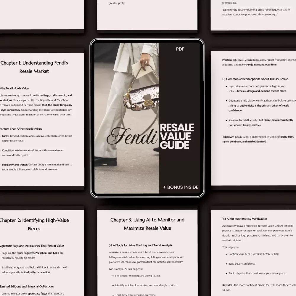 Fendi Resale Value Guide: Unlock the Secrets to Maximizing Your Fendi Investment