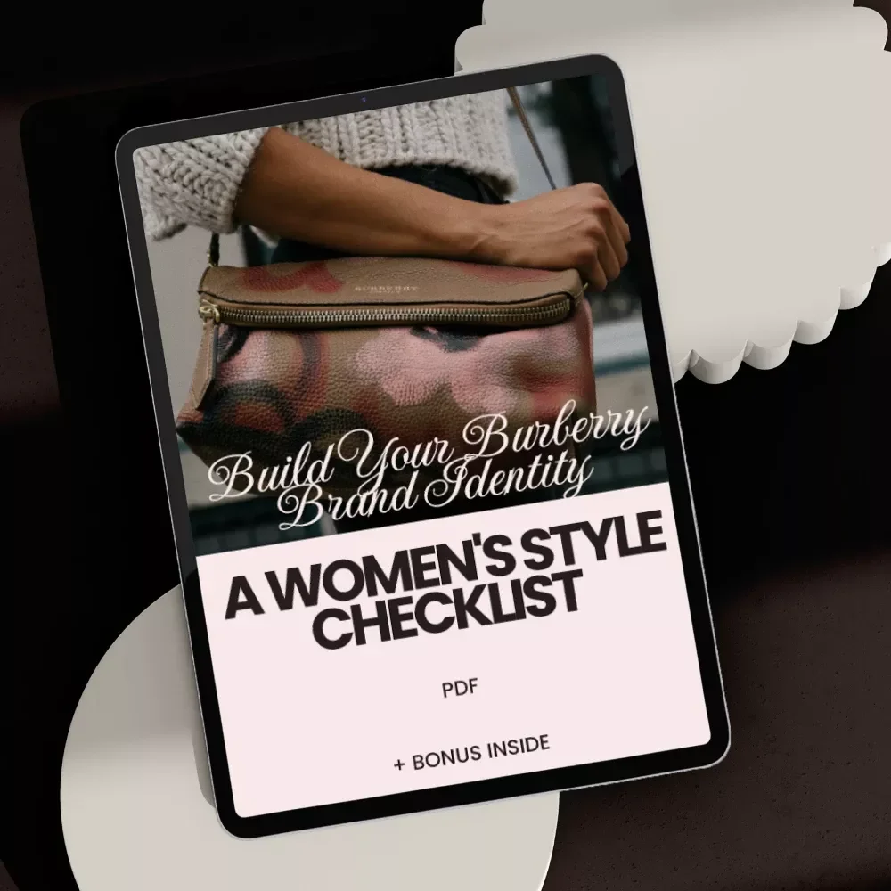 Build Your Burberry Brand Identity: A Women's Style Checklist - Digital Download