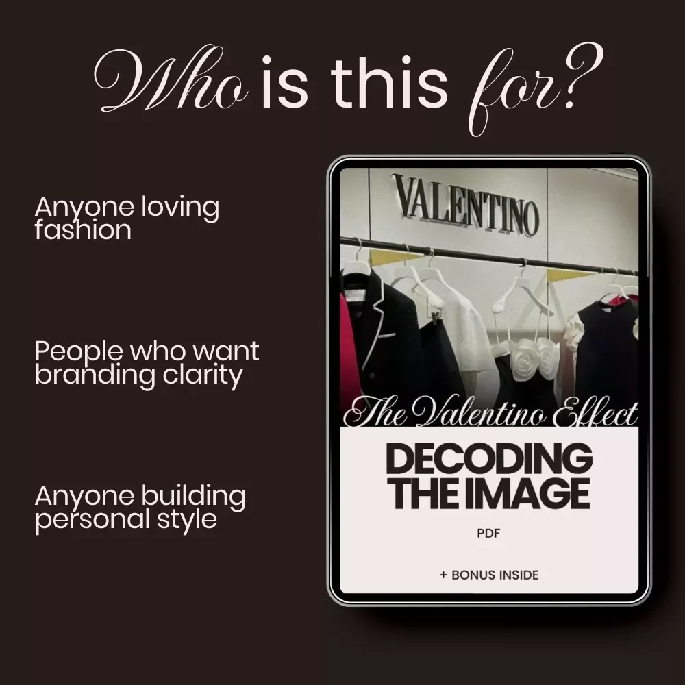 The Valentino Effect: Decoding the Image – Luxury Fashion Guide & Valentino Brand Image Explained Digital Download