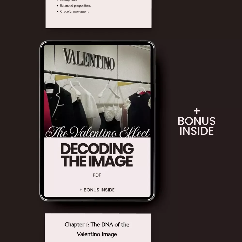 The Valentino Effect: Decoding the Image – Luxury Fashion Guide & Valentino Brand Image Explained Digital Download